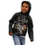 Custom Rugby Southern Hemisphere Kid Hoodie Argentina AUNZ South Africa Mascot Black - Polynesian Pride