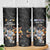 Custom Rugby Southern Hemisphere Skinny Tumbler Argentina AUNZ South Africa Mascot Black - Polynesian Pride
