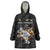 Custom Rugby Southern Hemisphere Wearable Blanket Hoodie Argentina AUNZ South Africa Mascot Black - Polynesian Pride