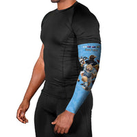Custom Rugby Southern Hemisphere Arm Sleeves Argentina AUNZ South Africa Mascot Blue LT9 - Polynesian Pride
