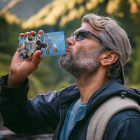 Custom Rugby Southern Hemisphere 4 in 1 Can Cooler Tumbler Argentina AUNZ South Africa Mascot Blue - Polynesian Pride