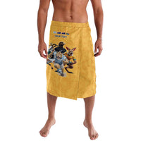 Custom Rugby Southern Hemisphere Lavalava Argentina AUNZ South Africa Mascot Gold LT9 Gold - Polynesian Pride