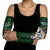 Custom Rugby Southern Hemisphere Arm Sleeves Argentina AUNZ South Africa Mascot Green - Polynesian Pride