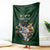 Custom Rugby Southern Hemisphere Blanket Argentina AUNZ South Africa Mascot Green - Polynesian Pride