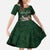 Custom Rugby Southern Hemisphere Family Matching Off Shoulder Maxi Dress and Hawaiian Shirt Argentina AUNZ South Africa Mascot Green - Polynesian Pride