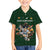 Custom Rugby Southern Hemisphere Kid Hawaiian Shirt Argentina AUNZ South Africa Mascot Green - Polynesian Pride