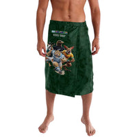 Custom Rugby Southern Hemisphere Lavalava Argentina AUNZ South Africa Mascot Green - Polynesian Pride