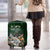 Custom Rugby Southern Hemisphere Luggage Cover Argentina AUNZ South Africa Mascot Green - Polynesian Pride
