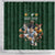 Custom Rugby Southern Hemisphere Shower Curtain Argentina AUNZ South Africa Mascot Green - Polynesian Pride