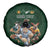 Custom Rugby Southern Hemisphere Spare Tire Cover Argentina AUNZ South Africa Mascot Green - Polynesian Pride