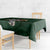Custom Rugby Southern Hemisphere Tablecloth Argentina AUNZ South Africa Mascot Green - Polynesian Pride