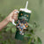 Custom Rugby Southern Hemisphere Tumbler With Handle Argentina AUNZ South Africa Mascot Green - Polynesian Pride