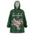 Custom Rugby Southern Hemisphere Wearable Blanket Hoodie Argentina AUNZ South Africa Mascot Green - Polynesian Pride