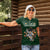 Custom Rugby Southern Hemisphere Women Polo Shirt Argentina AUNZ South Africa Mascot Green - Polynesian Pride