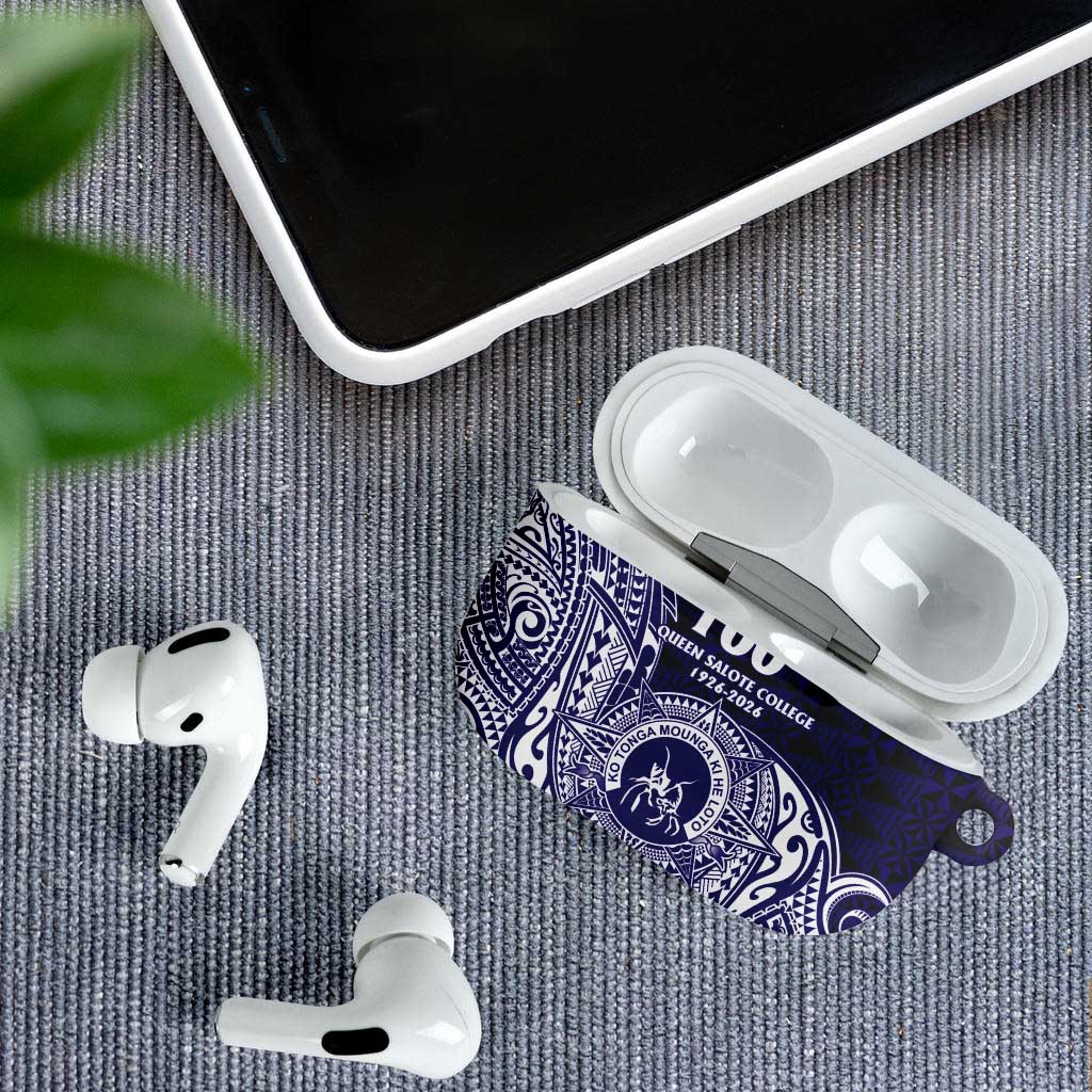Tonga Queen Salote College 100th Years AirPods Case Est 1926 Tongan Ngatu Tapa - Polynesian Pride