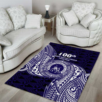 Tonga Queen Salote College 100th Years Area Rug Est 1926 Tongan Ngatu Tapa - Polynesian Pride