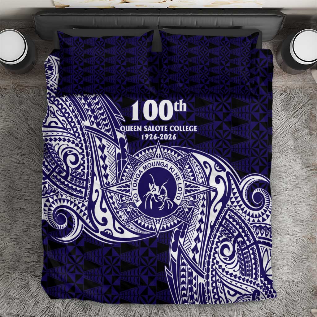 Tonga Queen Salote College 100th Years Bedding Set Est 1926 Tongan Ngatu Tapa - Polynesian Pride