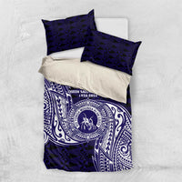 Tonga Queen Salote College 100th Years Bedding Set Est 1926 Tongan Ngatu Tapa - Polynesian Pride