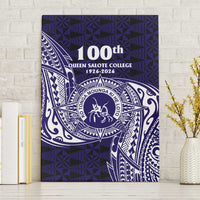 Tonga Queen Salote College 100th Years Canvas Wall Art Est 1926 Tongan Ngatu Tapa - Polynesian Pride
