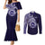 Tonga Queen Salote College 100th Years Couples Matching Mermaid Dress and Long Sleeve Button Shirt Est 1926 Tongan Ngatu Tapa - Polynesian Pride
