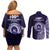 Tonga Queen Salote College 100th Years Couples Matching Off Shoulder Short Dress and Long Sleeve Button Shirt Est 1926 Tongan Ngatu Tapa - Polynesian Pride