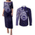 Tonga Queen Salote College 100th Years Couples Matching Puletasi and Long Sleeve Button Shirt Est 1926 Tongan Ngatu Tapa - Polynesian Pride