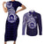 Tonga Queen Salote College 100th Years Couples Matching Short Sleeve Bodycon Dress and Long Sleeve Button Shirt Est 1926 Tongan Ngatu Tapa - Polynesian Pride