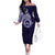 Tonga Queen Salote College 100th Years Family Matching Off The Shoulder Long Sleeve Dress and Hawaiian Shirt Est 1926 Tongan Ngatu Tapa - Polynesian Pride