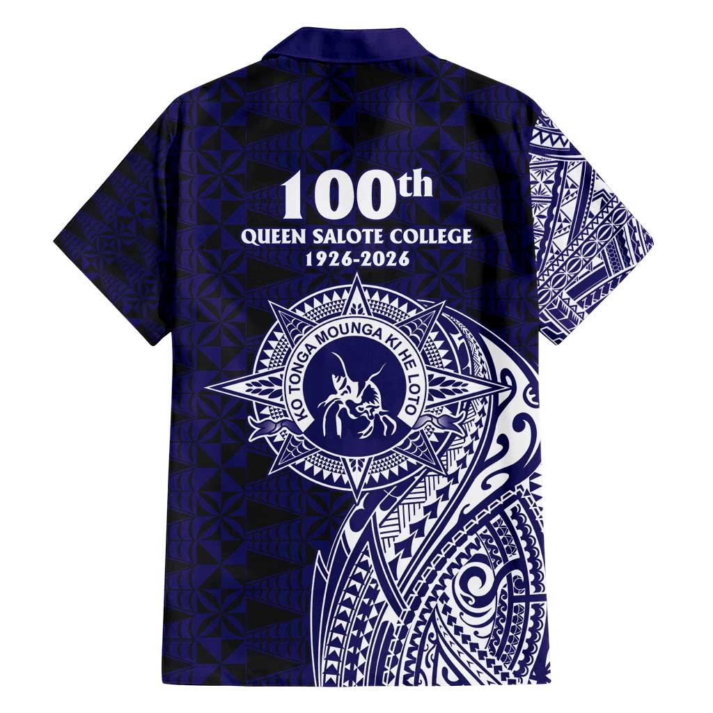 Tonga Queen Salote College 100th Years Family Matching Summer Maxi Dress and Hawaiian Shirt Est 1926 Tongan Ngatu Tapa - Polynesian Pride