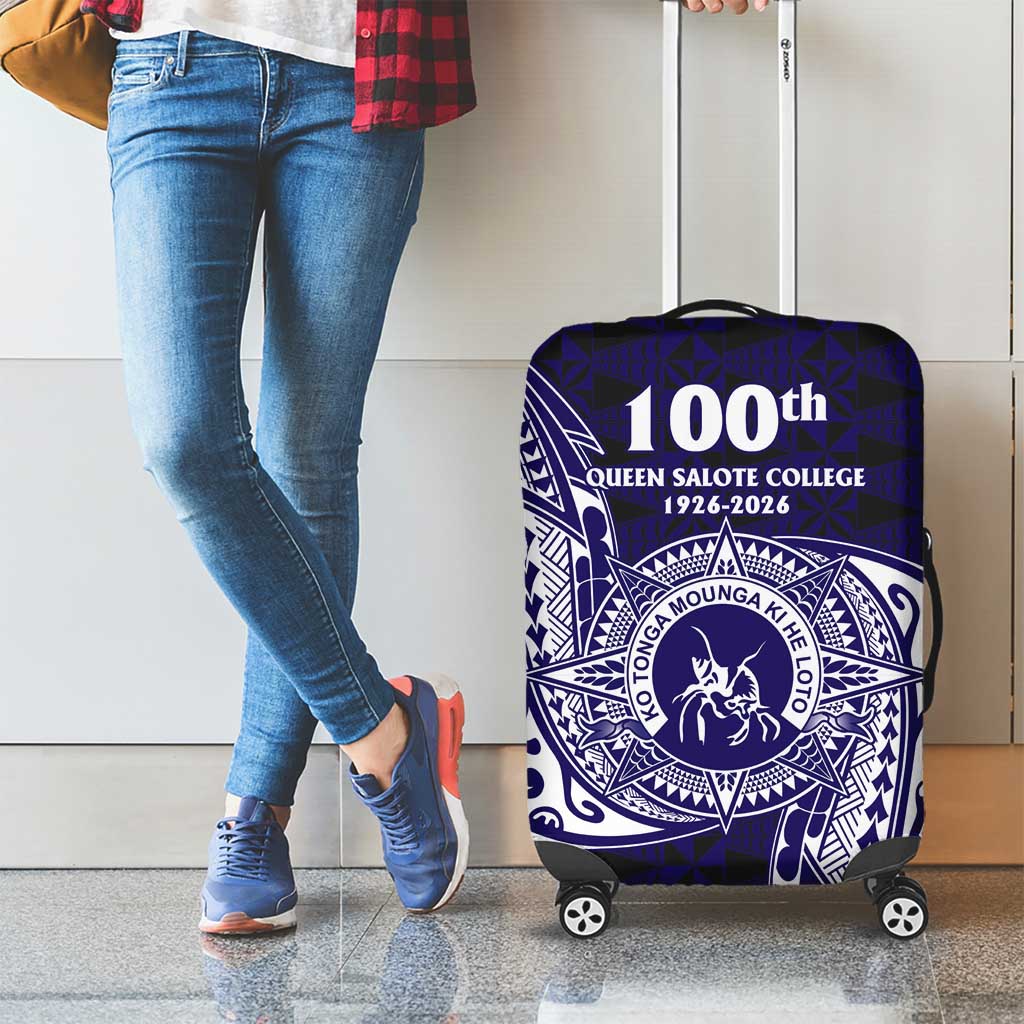 Tonga Queen Salote College 100th Years Luggage Cover Est 1926 Tongan Ngatu Tapa - Polynesian Pride