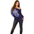 Tonga Queen Salote College 100th Years Off Shoulder Sweater Est 1926 Tongan Ngatu Tapa - Polynesian Pride