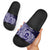 Tonga Queen Salote College 100th Years Slide Sandals Est 1926 Tongan Ngatu Tapa - Polynesian Pride