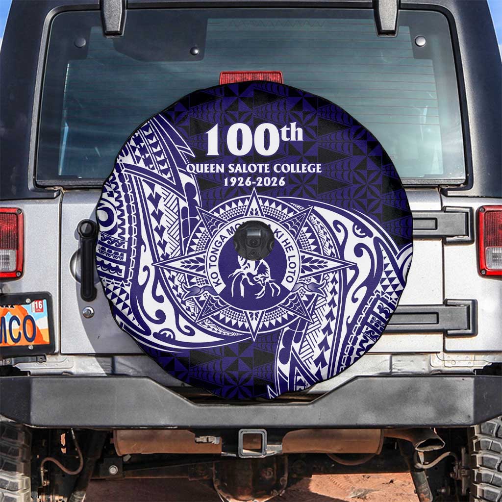 Tonga Queen Salote College 100th Years Spare Tire Cover Est 1926 Tongan Ngatu Tapa - Polynesian Pride
