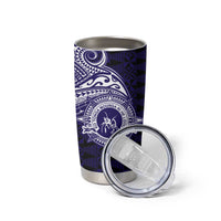 Tonga Queen Salote College 100th Years Tumbler Cup Est 1926 Tongan Ngatu Tapa - Polynesian Pride