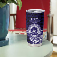 Tonga Queen Salote College 100th Years Tumbler Cup Est 1926 Tongan Ngatu Tapa - Polynesian Pride