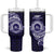 Tonga Queen Salote College 100th Years Tumbler With Handle Est 1926 Tongan Ngatu Tapa - Polynesian Pride