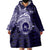 Tonga Queen Salote College 100th Years Wearable Blanket Hoodie Est 1926 Tongan Ngatu Tapa - Polynesian Pride