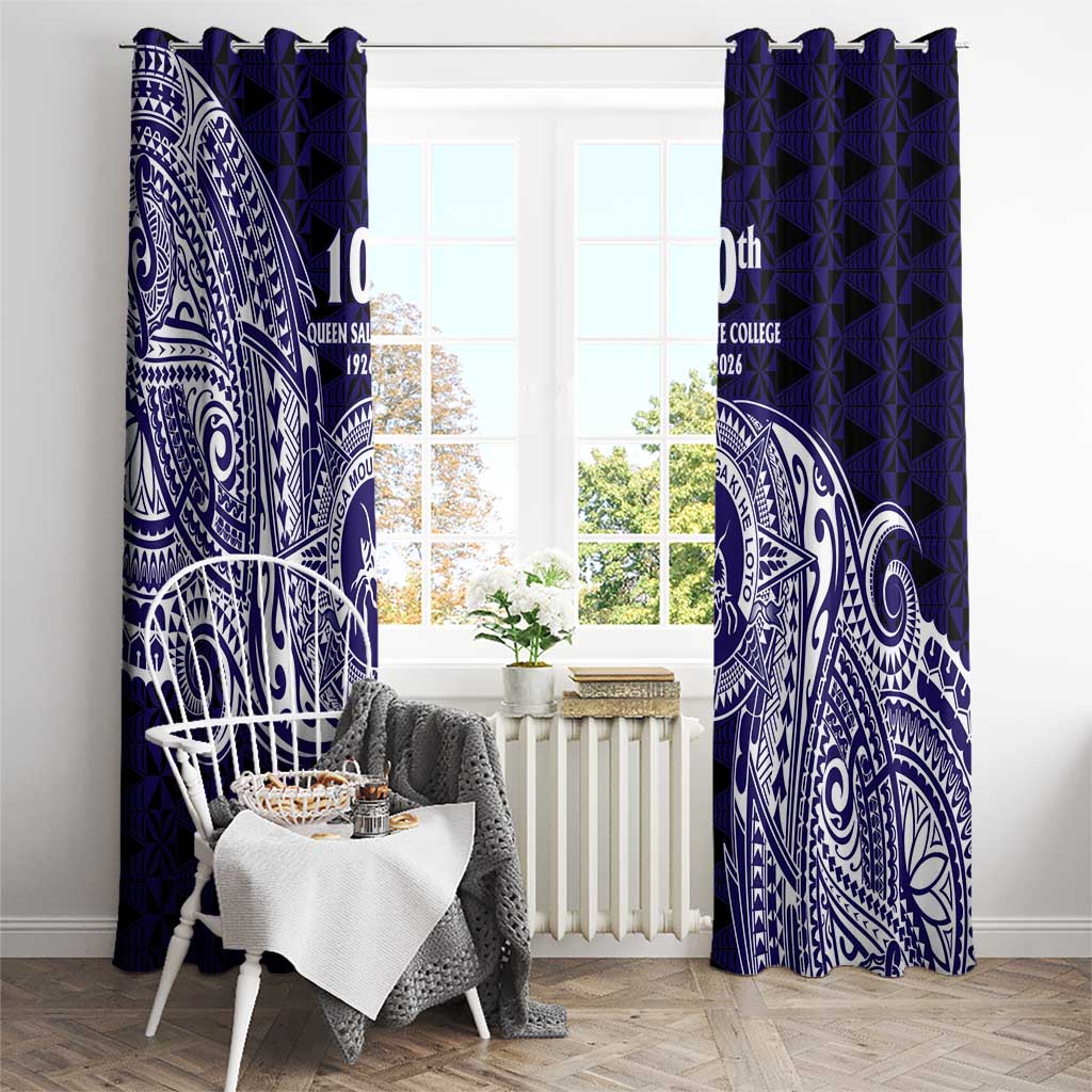 Tonga Queen Salote College 100th Years Window Curtain Est 1926 Tongan Ngatu Tapa - Polynesian Pride