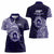 Tonga Queen Salote College 100th Years Women Polo Shirt Est 1926 Tongan Ngatu Tapa - Polynesian Pride