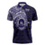 Tonga Queen Salote College 100th Years Zipper Polo Shirt Est 1926 Tongan Ngatu Tapa - Polynesian Pride