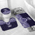 Tonga Queen Salote College 100th Years Bathroom Set Blue Tonga Kupesi Uniquely Pacific Art - Polynesian Pride