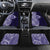 Tonga Queen Salote College 100th Years Car Mats Blue Tonga Kupesi Uniquely Pacific Art - Polynesian Pride