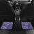 Tonga Queen Salote College 100th Years Car Mats Blue Tonga Kupesi Uniquely Pacific Art - Polynesian Pride