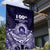 Tonga Queen Salote College 100th Years Garden Flag Blue Tonga Kupesi Uniquely Pacific Art - Polynesian Pride