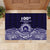 Tonga Queen Salote College 100th Years Rubber Doormat Blue Tonga Kupesi Uniquely Pacific Art - Polynesian Pride