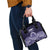 Tonga Queen Salote College 100th Years Shoulder Handbag Blue Tonga Kupesi Uniquely Pacific Art - Polynesian Pride