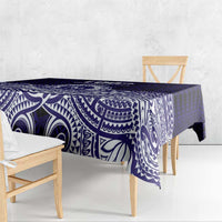 Tonga Queen Salote College 100th Years Tablecloth Blue Tonga Kupesi Uniquely Pacific Art - Polynesian Pride