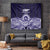 Tonga Queen Salote College 100th Years Tapestry Blue Tonga Kupesi Uniquely Pacific Art - Polynesian Pride