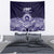 Tonga Queen Salote College 100th Years Tapestry Blue Tonga Kupesi Uniquely Pacific Art - Polynesian Pride