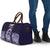 Tonga Queen Salote College 100th Years Travel Bag Blue Tonga Kupesi Uniquely Pacific Art - Polynesian Pride